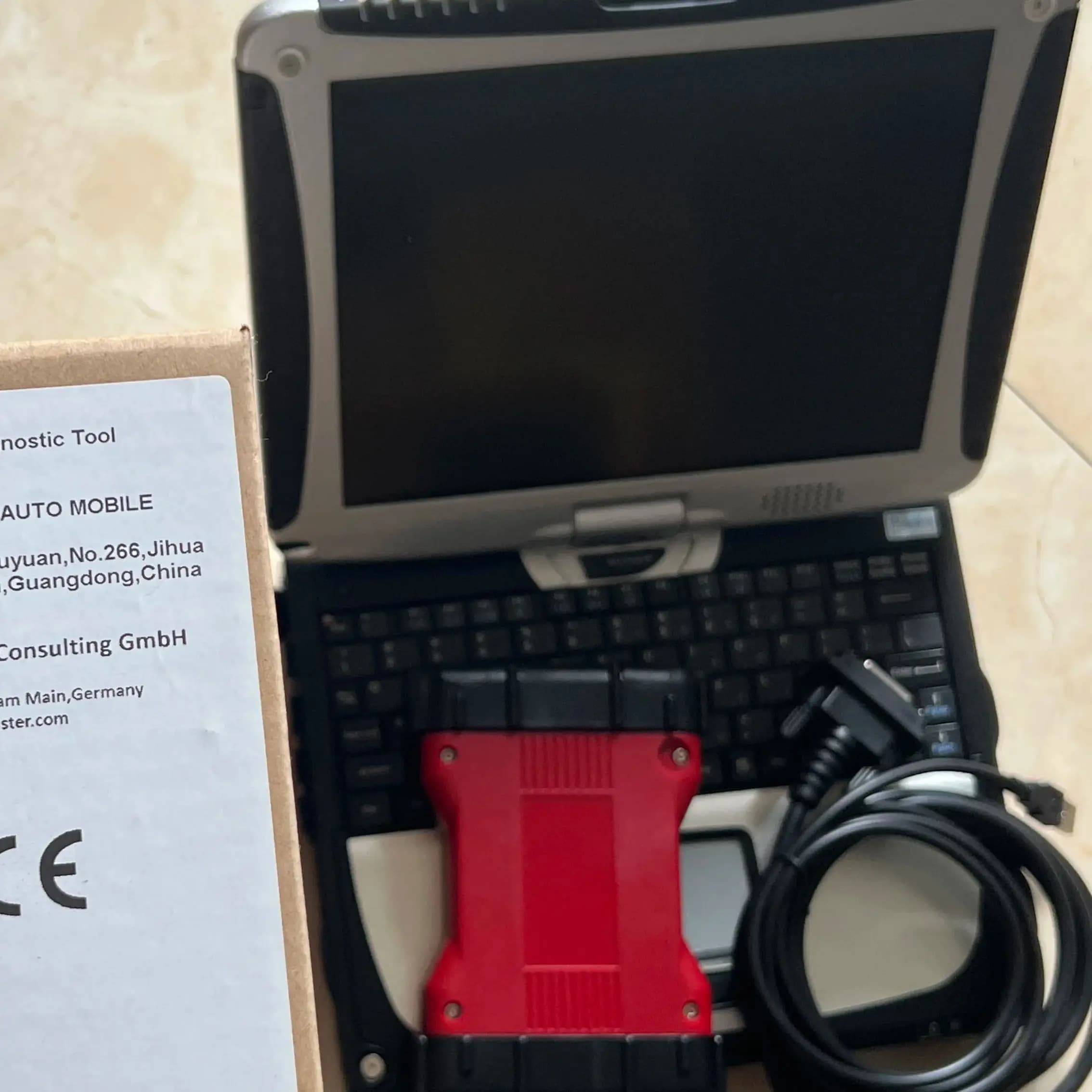V132 per Fo/d VCM2 IDS Strumento Diagnostico con Software Multilingue, HDD Installato su Laptop CF-19 con CPU i5, Pronto all'Uso per VCM II