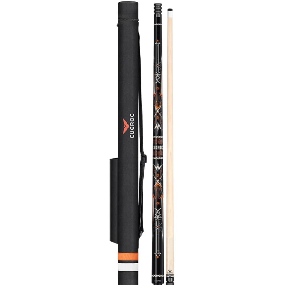 Set di custodie per stecche da biliardo Cueroc 58" Design Inspiration da 12,5 mm