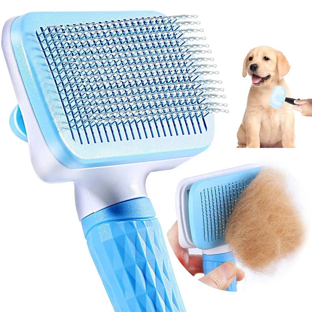 Spazzola per la rimozione dei peli di cane e gatto, pettine per la toelettatura e la cura di cani e gatti a pelo lungo, rimuove i peli, spazzola per la pulizia e il bagno, accessori per cani.