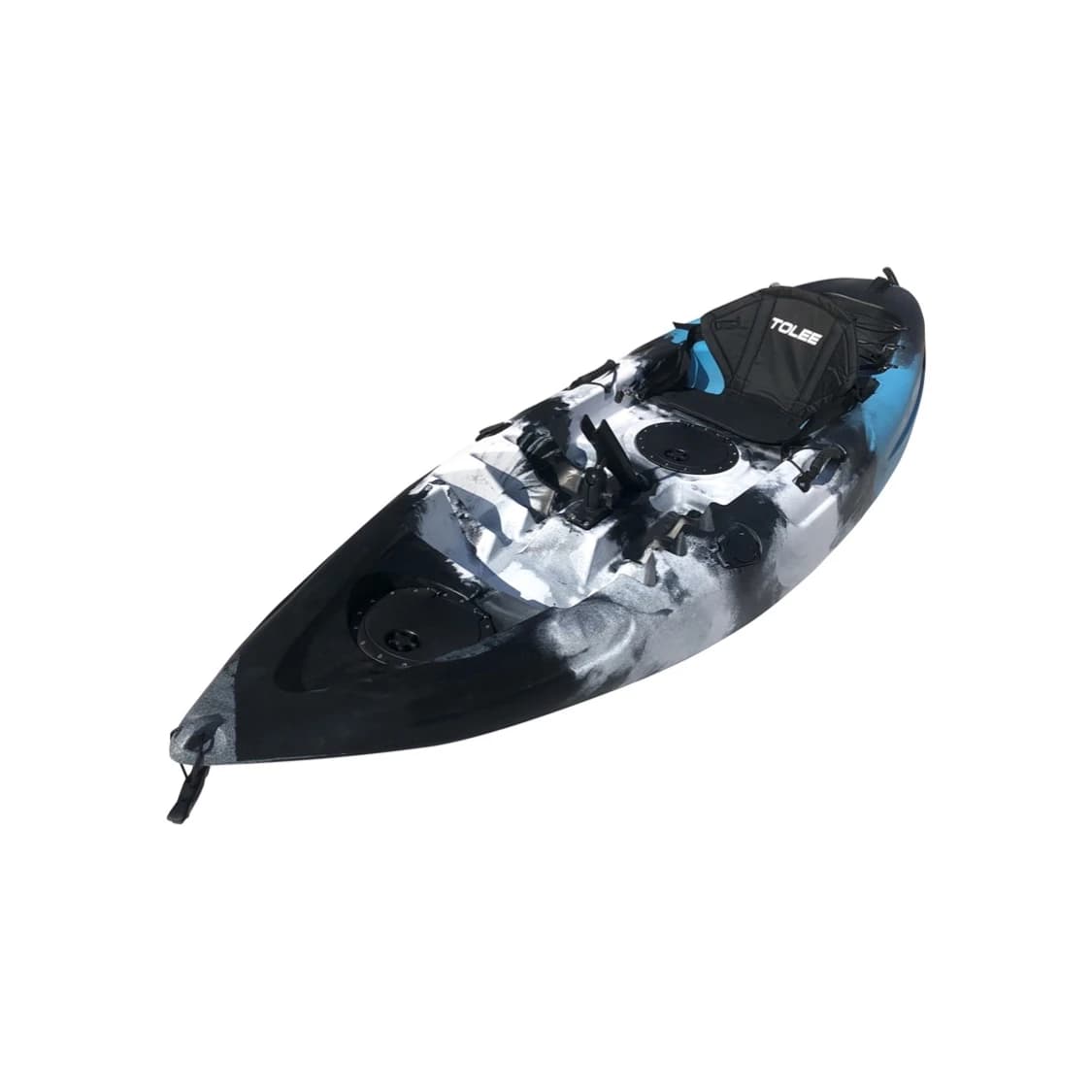 Kayak per persona singola da 9 piedi con pagaia e sedile seduti sul design superiore per canoa da pesca per adulti