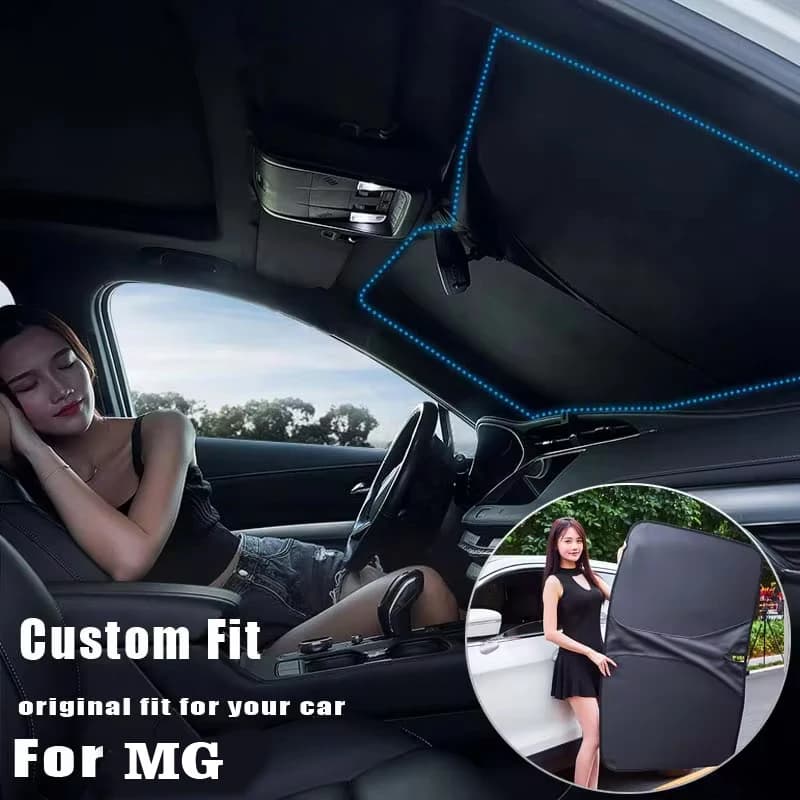 Copertura parasole per parabrezza anteriore per auto con isolamento termico su misura per MG MG7 MG6 HS MG3 MG6 ZS MG5 MG6 protezione UV