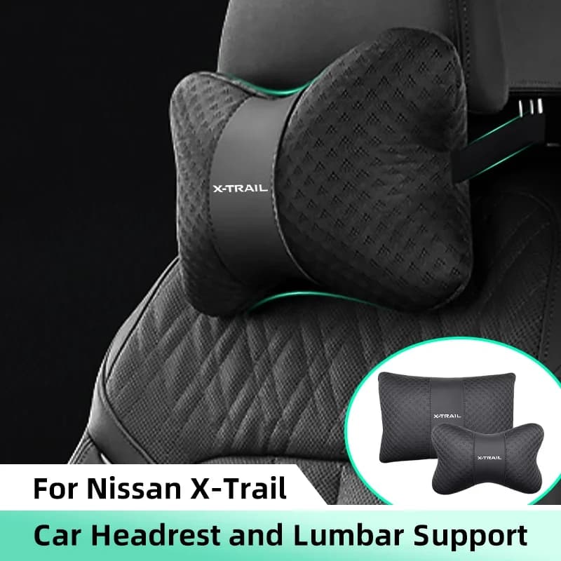 Poggiatesta per auto Supporto lombare Cuscino lombare per Nissan X-Trail T30 T31 T32 T33 Auto Cuscino per il collo Schienale Cuscino lombare Accessori