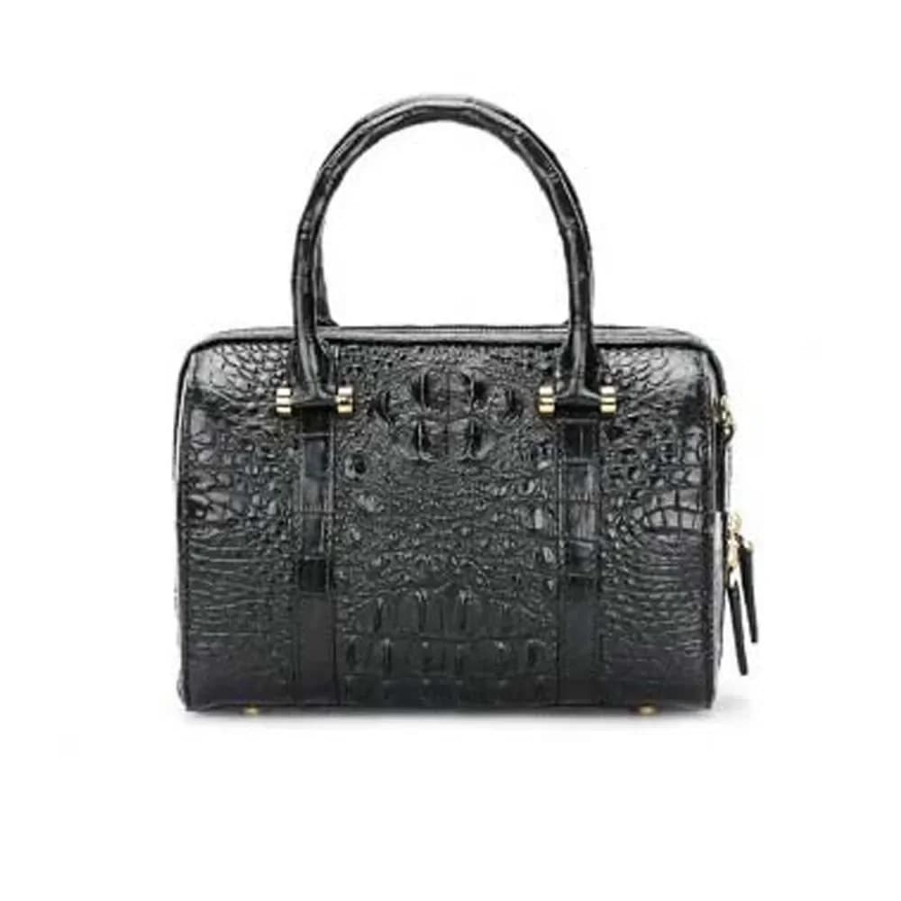 madun new crocodile skin Female crocodile bag boston Pillow bag fashion handbag for women