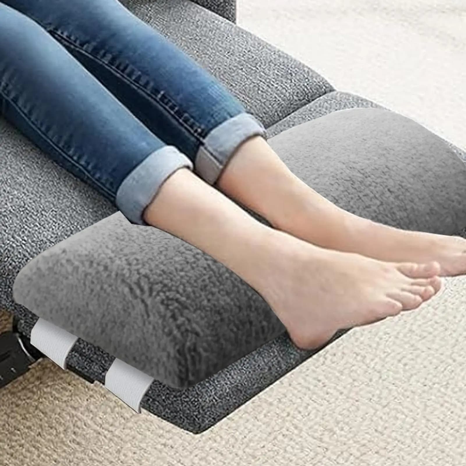Pillow for Rearable Leg Bearing Rack for Legs with Straps Rack for Foot Slow Bounce Bearing for Bed Chair Sofa