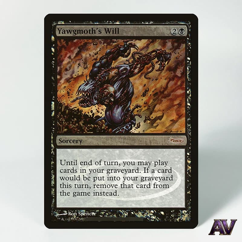 Yawgmoth's Will Sorcery Judge Cards, MM2 Eye of Ugin Mox Opal Set G10/G08/G07 Set Hobby Magical Card Proxy Card con effetto olografico