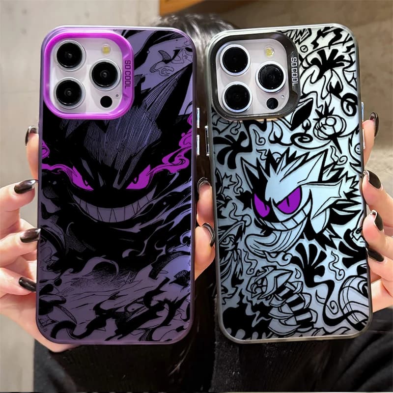 Cover per telefono Prank Gengar P-Pokemon Plating per Samsung Galaxy S25 Edge S24 S23 S22 S21 S20 Ultra Plus FE A56 A36 A26