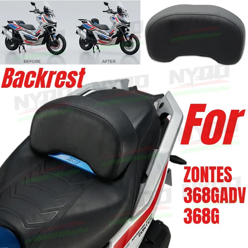 Sedile Moto Modificato e Allargato da 368g con Supporto Lombare per ZONTES 368G ADV 368G
