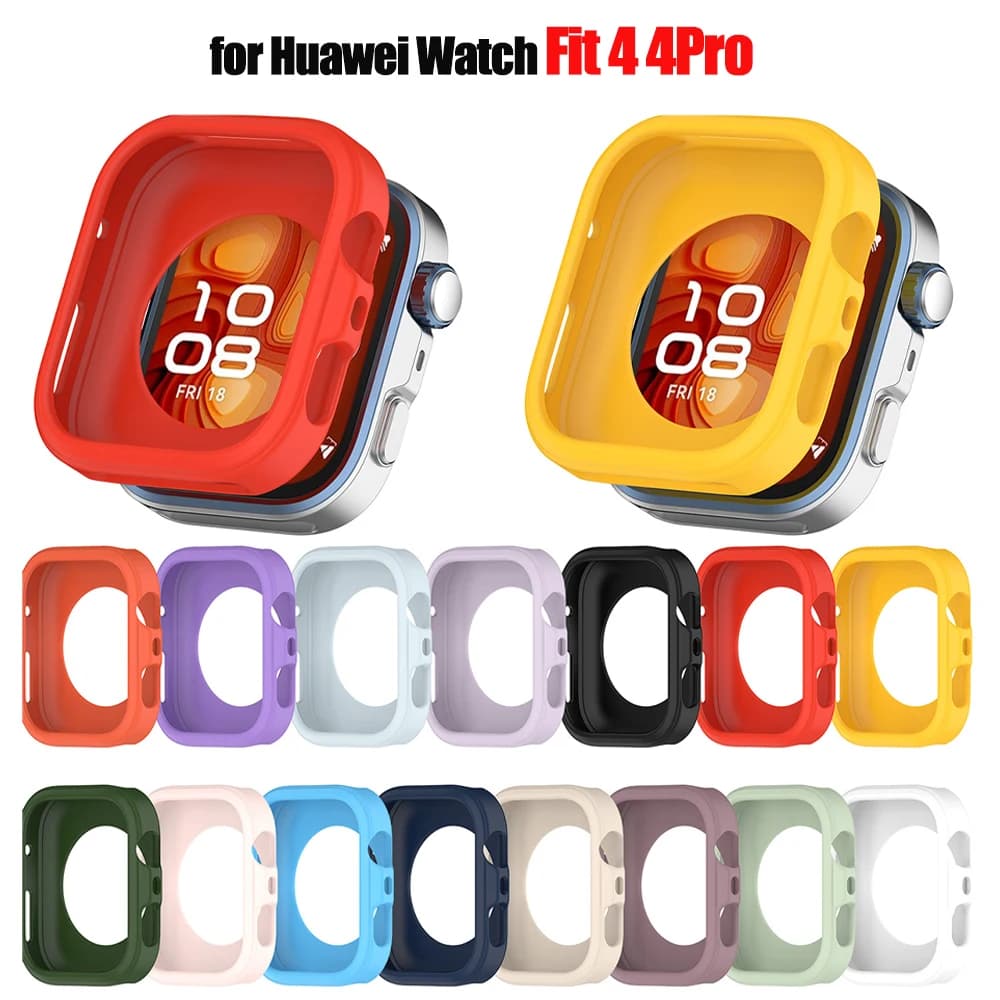 Custodia in silicone per Huawei Watch Fit 4 4Pro Smart Watch Protezione paraurti per Huawei Watch Fit4 Pro Accessori Shell