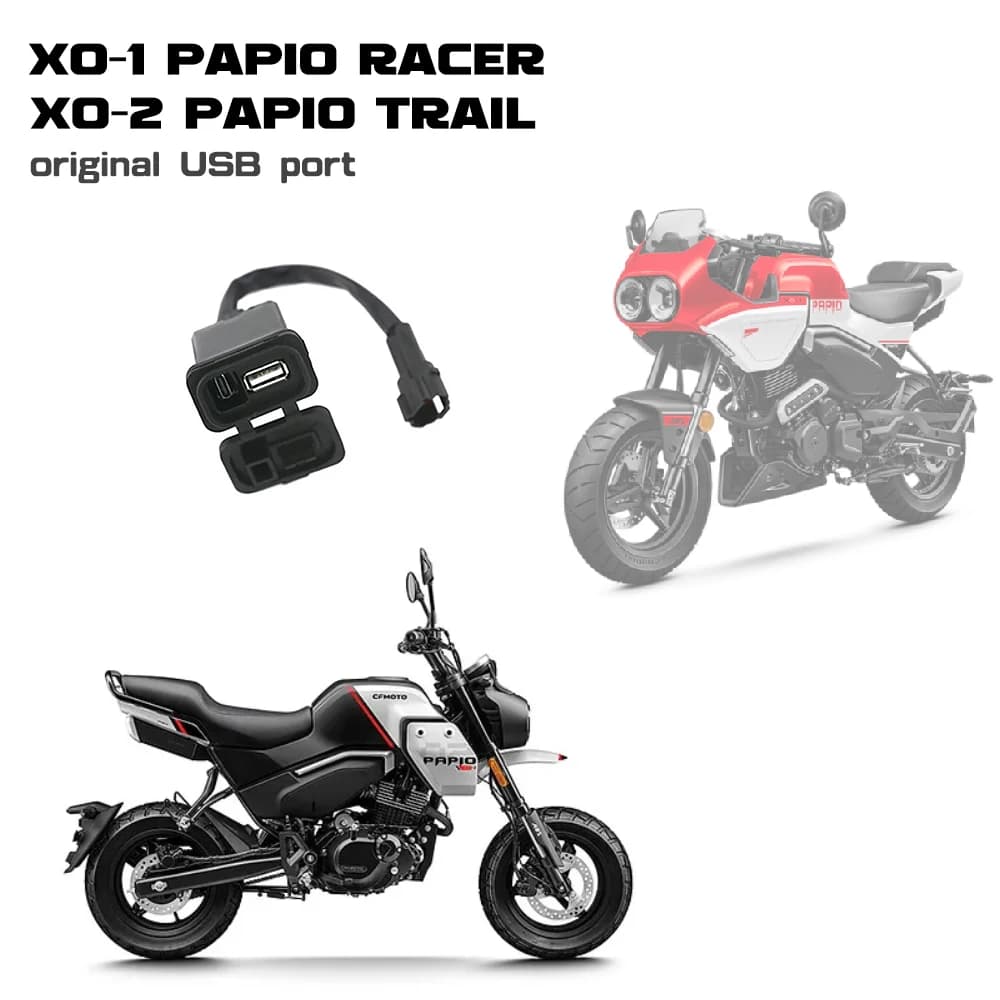 Accessories for Moto CF Spring Wind, USB Connector Modified XO1 XO2 XO, USB Type-C interface