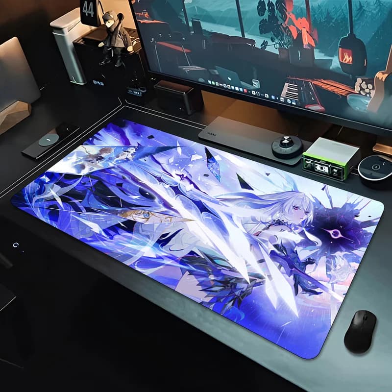 Play Mouse Mat Genshin Impact Skirk Gamer Computer Accessories Keyboard Table Mat Mouse Mat Company Laptop Desk Mat PC mouse pad