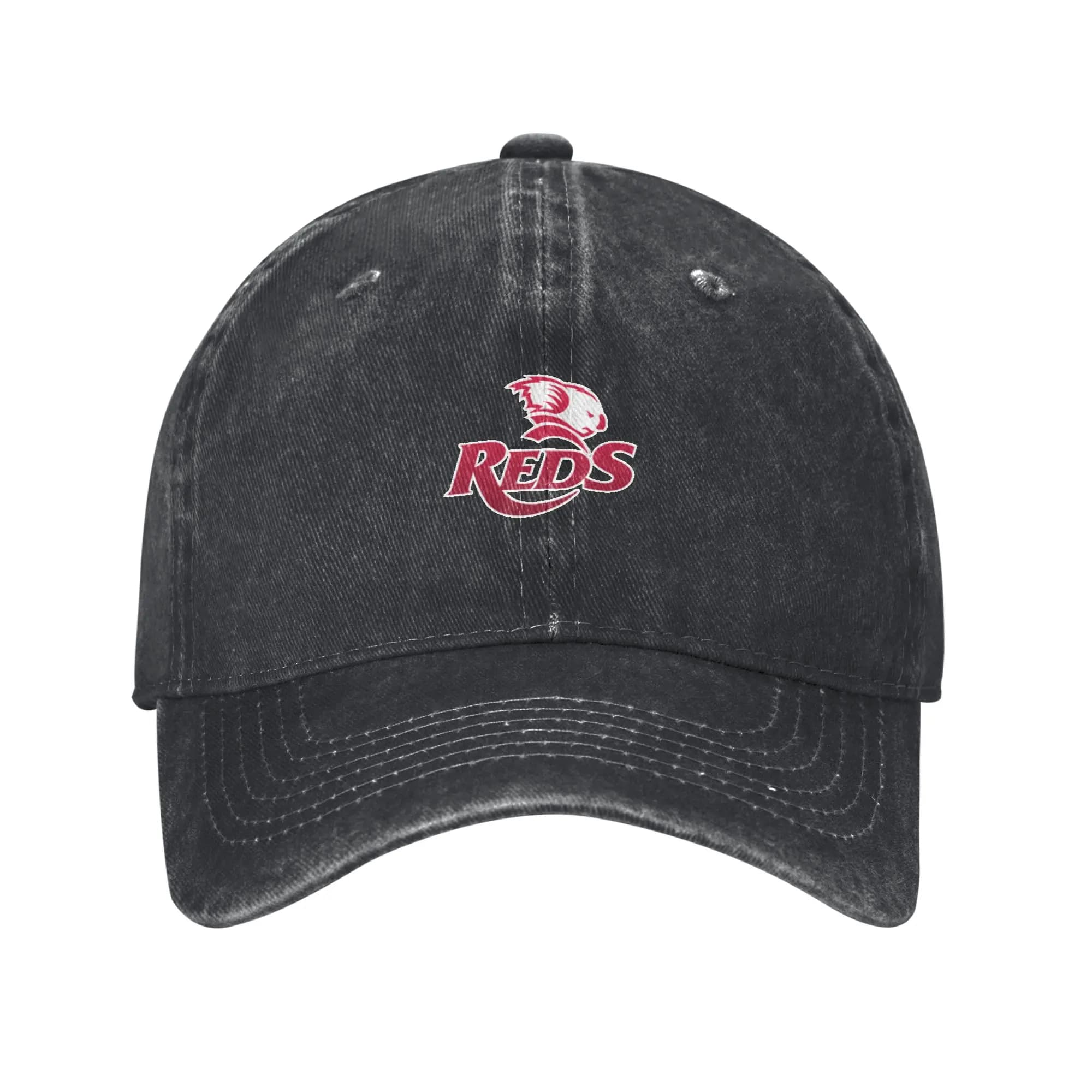 Fashion QLD reds rugby baseball cap Unisex Denim Hat Luxury Woman Hat