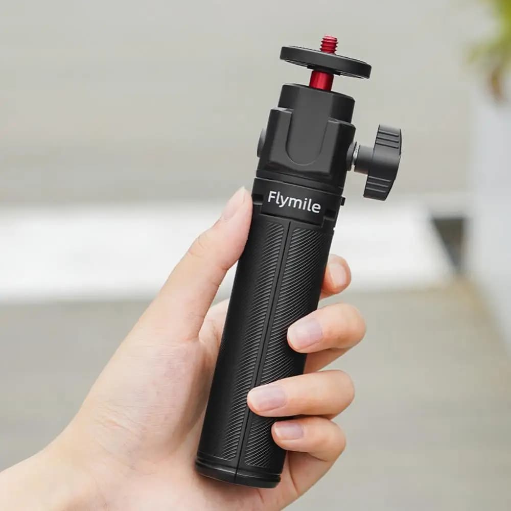 Asta per selfie con treppiede, asta di prolunga regolabile con filettatura da 1/4 di pollice per DJI Osmo Action 5 Pro/Pocket 3