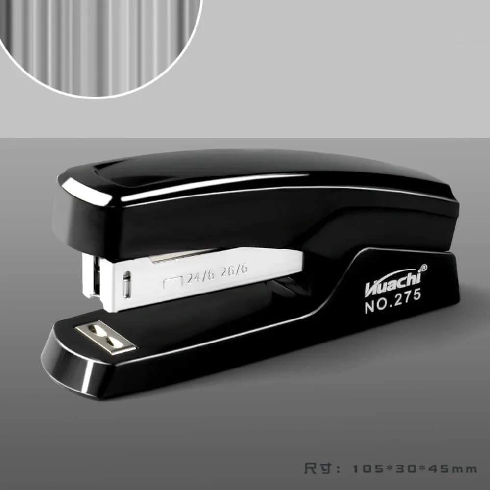 Cucitrice Portatile Salva-Lavoro, Utensile per Cucitura di Carta, Cucitrice da Scrivania in Metallo Grigio/Nero