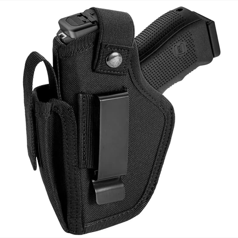 Gun Holster for Pistols 380 45ACP, IWB/OWB Concealed Carry Pistol Holsters with Mag Pouch, CCW Right & Left Hand Gun Holder