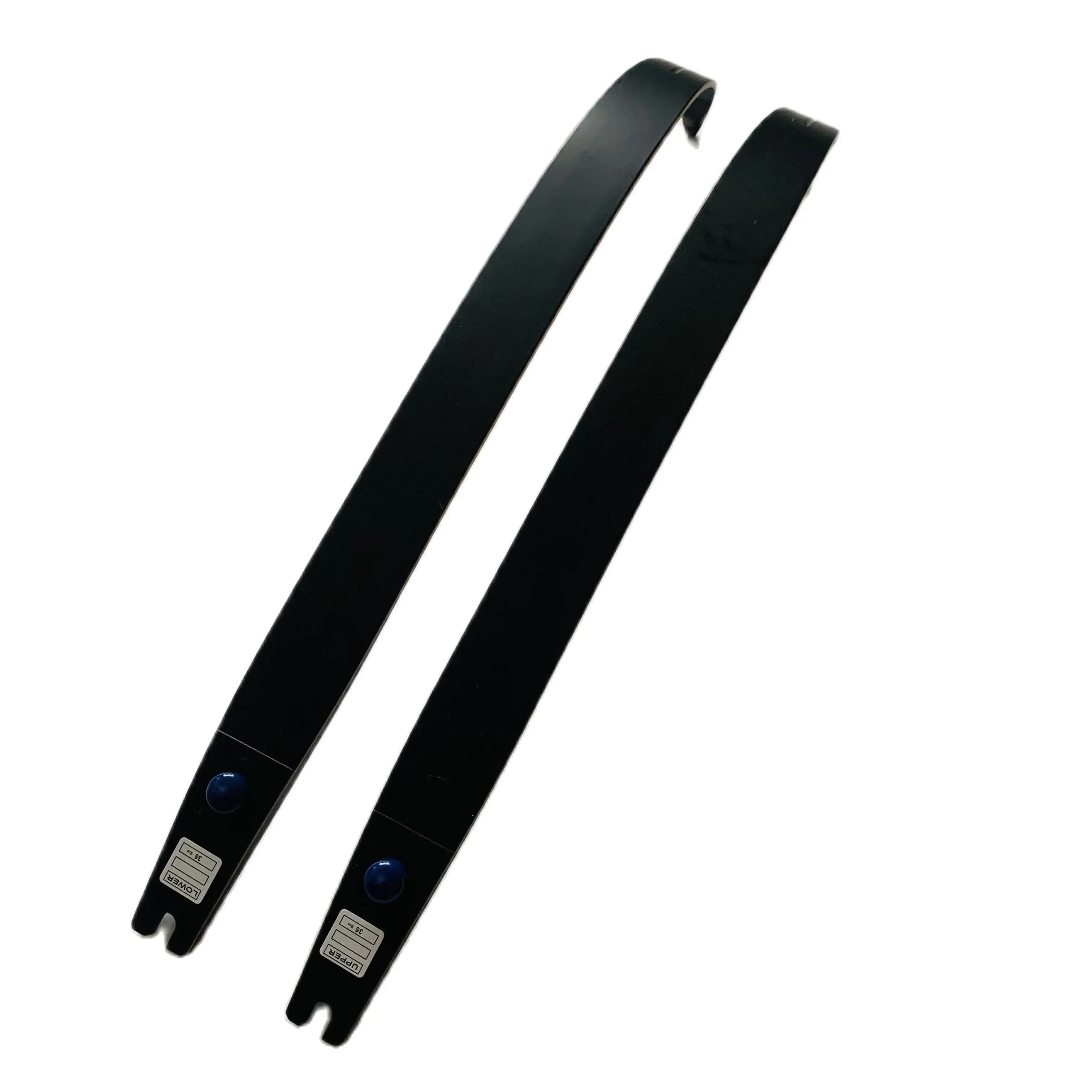 1 paio di arti dell'arco ricurvo Junxing F166 25-60lbs arco destro/sinistro arco in carbonio arti dell'arco per l'atletica pratica accessorio per la caccia