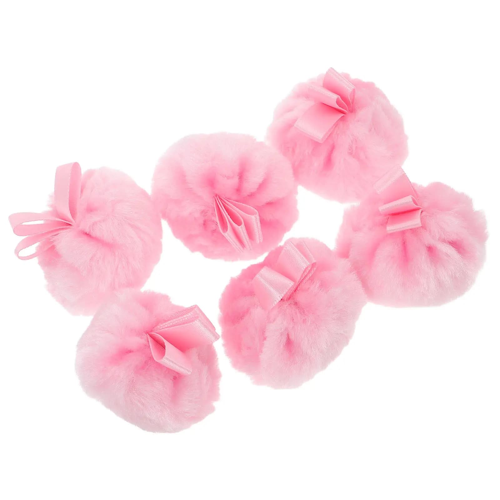 Set di 6 Morbidi Spugnetti per Trucco, per Fondotinta, Cipria e Blush, Igienici, Lavabili, Compatibili con i Viaggi, Design Rotondo Compatto
