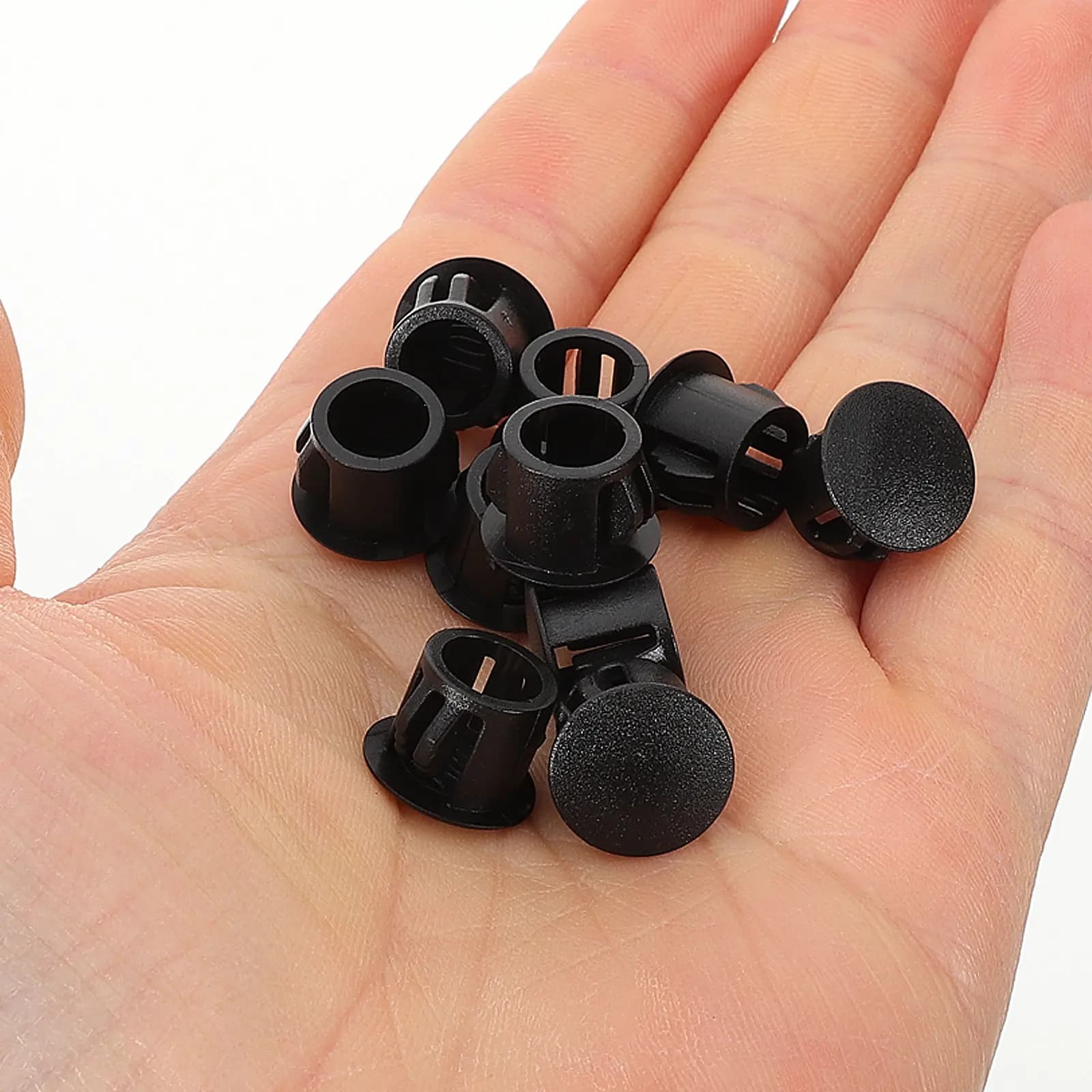 50 Pezzi Coperture in Plastica per Fori di Mobili, Armadi, Scrivanie, Gambe di Sedie, Attrezzature da Esterno, Riutilizzabili, Decorative, Rotonde