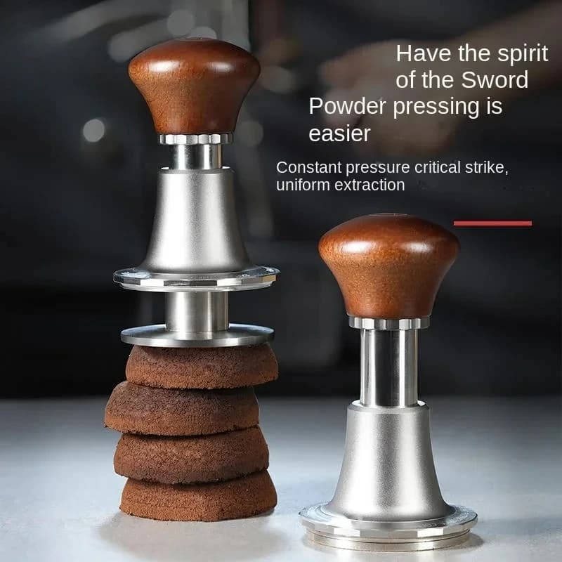 Hero Sword Coffee Tamper Stainless Steel Coffee Powder Press Espresso Machine Tool Cloth Powder Leveler Tool Powder Hammer
