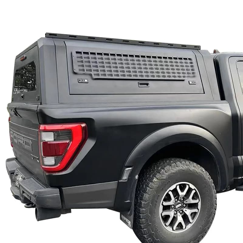 Copertura per Cassone Pick-up Personalizzata in Alluminio Rigido, Impermeabile, con Cerniera Nascosta Antiruggine per Ford F150