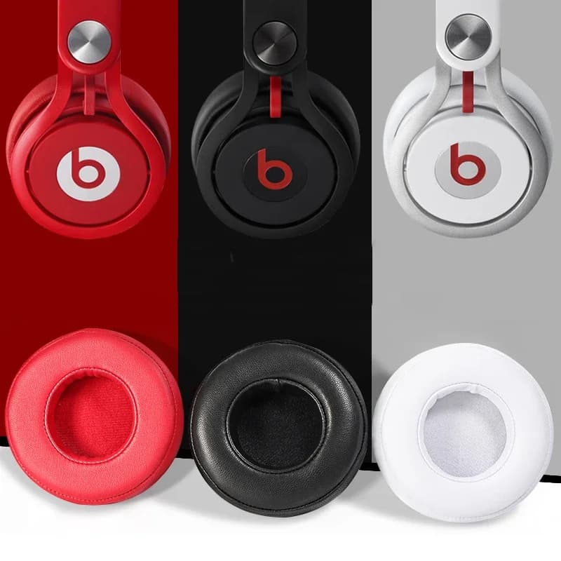 2 pezzi di cuscinetti per cuffie Beats MIXR, cuscinetti auricolari di ricambio, tazze, copriorecchie, accessori per cuffie, parte di riparazione