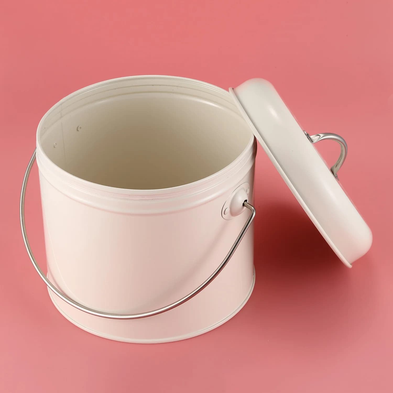 Nuovo contenitore per compost da 3 litri - Contenitore per compost da cucina in acciaio inossidabile - Compositore da cucina per rifiuti alimentari - Filtro per carbone