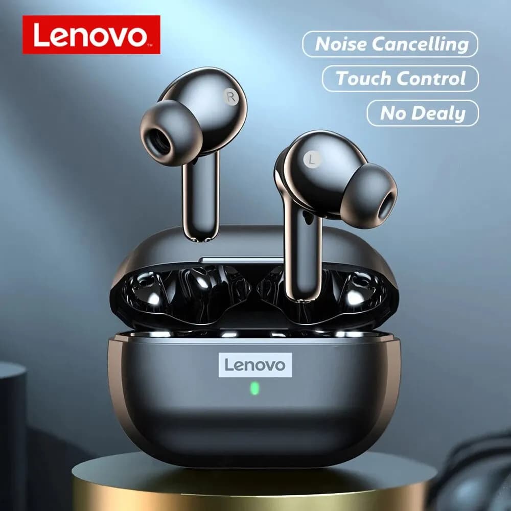 Auricolari wireless originali Lenovo LP1S TWS 5.0 Cuffie Bluetooth Cuffie sportive impermeabili Riduzione del rumore Chiamata musicale Auricolari
