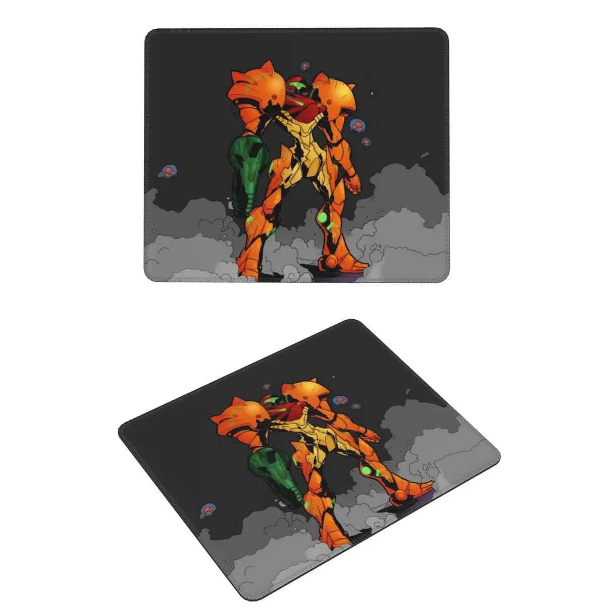 Metroid Samus Aran Prime Hunter Tappetino per mouse Tastiera per computer Tappetino per mouse Tappetino per scrivania per laptop da gioco Accessori per ufficio Tappetini da tavolo