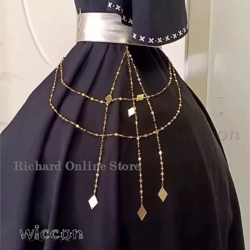 Adult Carnival Costumes ORV Omniscient Reader's Viewpoint Uriel Cosplay Archangel Costume Women Dress Black Gothic