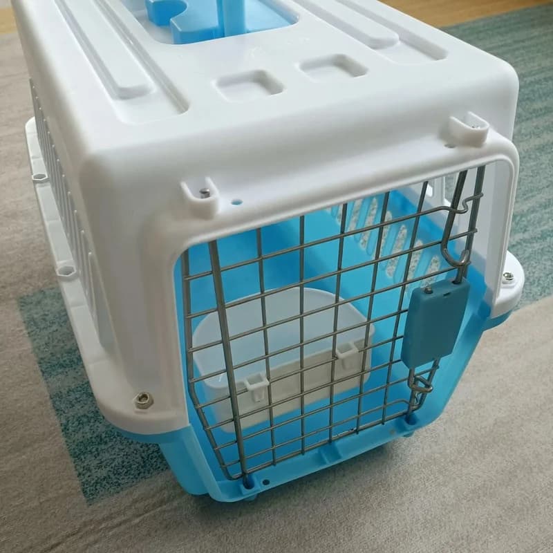 Cage Hanging Plastic Pet Bowl Anti-tip Food Water Feeding Bowl for Cats and Dogs
