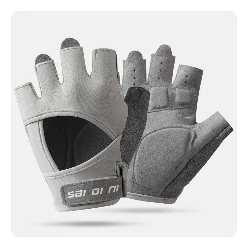 Sports Gloves Weightlift Fitness Cycling Half fingers Solar Protection Balances Yoga Non-slip Gloves for men and women in ice silk