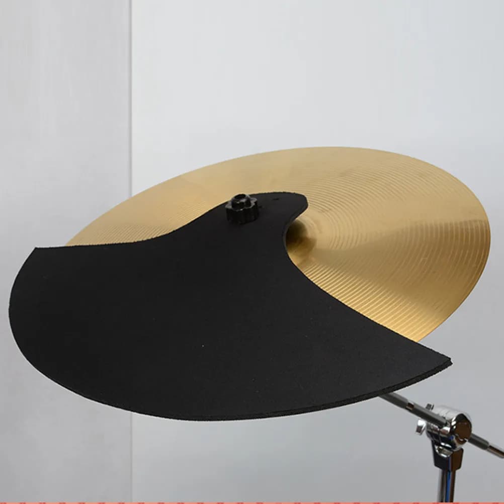 Pad Silenziatore per Piatti da Batteria Professionale, Smorzatore per Pratica Silenziosa con Controllo del Rimbalzo Naturale, Elimina il Suono Risonante, Adatto a Diverse Dimensioni di Batteria