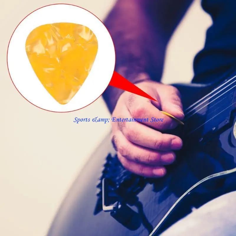 G7nf chitar pick plectrum 100pcs per strumenti celluloide triangolare 0,46 mm casuali col