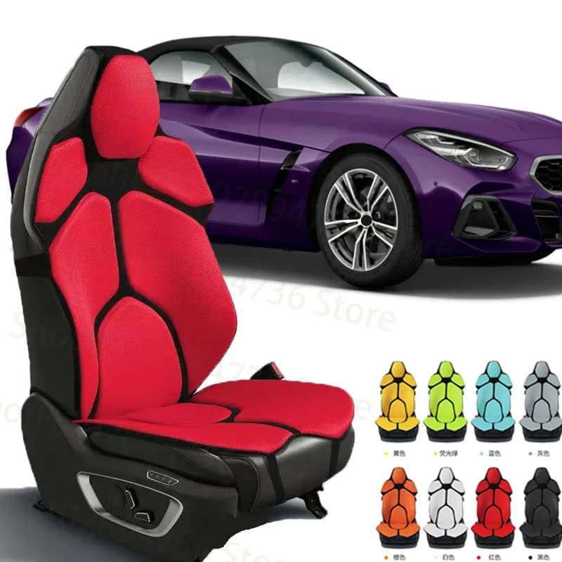 FORBMW Z4 G29 E85 E86 E89 Cushion Car Seat Mesh Back Seat Lumbar Massage Tutor Back Support Home Office