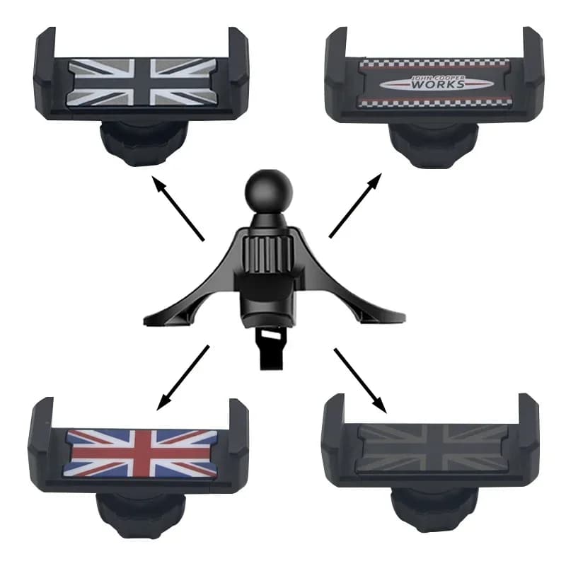 Universale Per Mini R55 R56 R57 R60 R61 R58 R59 Clubman Countryman Supporto Del Telefono Per Auto Air Vent Telefono di Montaggio Accessori