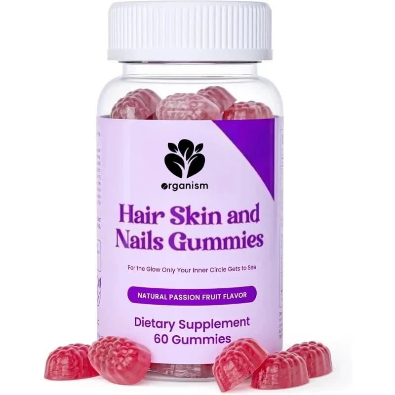 Rich in biotin, collagen, folate and vitamins of beauty, gummy candies help to strengthen hair, radiant skin and healthy nails