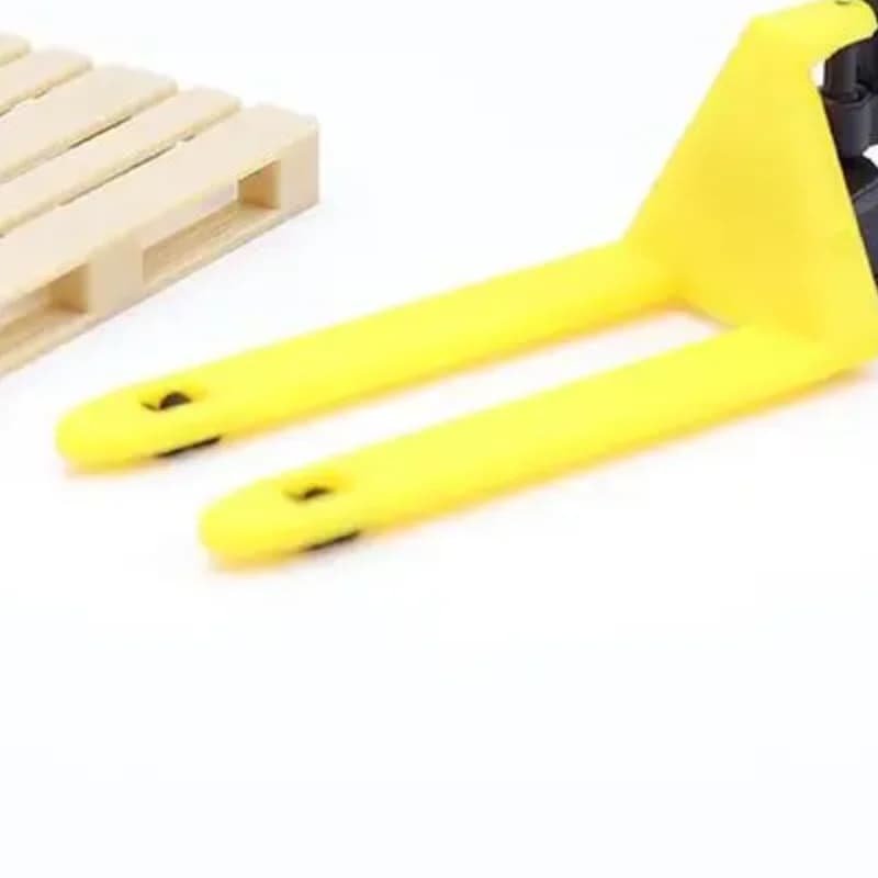 2PCS 1/12 Casa delle bambole Scena di cibo e gioco Carrello elevatore in miniatura Mini Simulazione Transporter Vassoio Set di giocattoli per il regalo dei bambini
