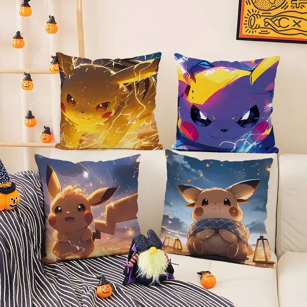 Pokemon Palkia Anime Plush Pillow Cover Soft Short Plush Cushion Cover For Sofa Bedroom Living Room Home Decor Gift