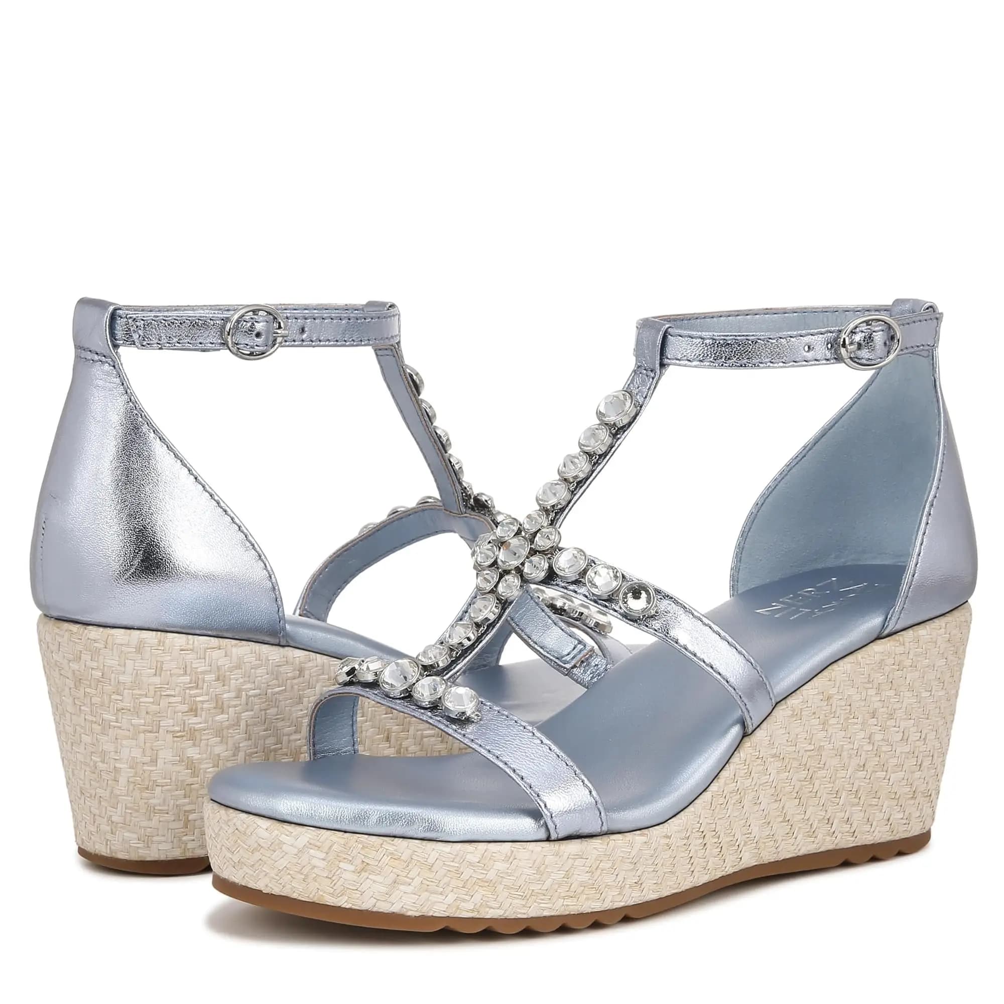 Naturalizer Womens Serena Strappy Wedge Sandal