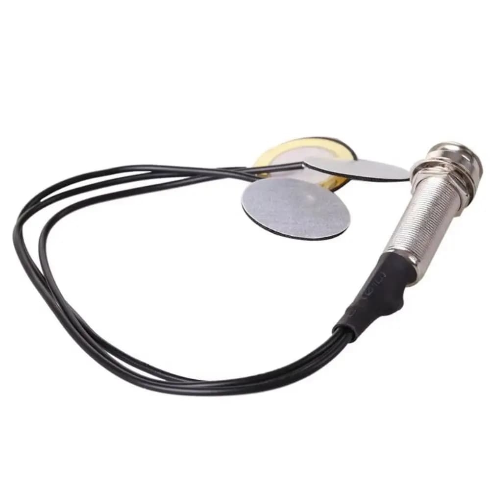 Microfono a Contatto Piezoelettrico 3-in-1 per Chitarra, Violino, Ukulele - Accessori e Pickup per Strumenti Musicali in Metallo