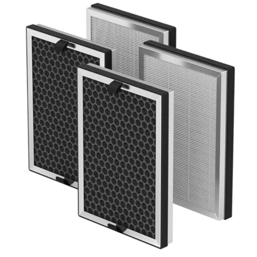 Filtro di Ricambio JF260 Compatibile con Purificatore d'Aria JF260 3-in-1 True HEPA H13 con Filtro a Carbone Attivo Codice Articolo JF260