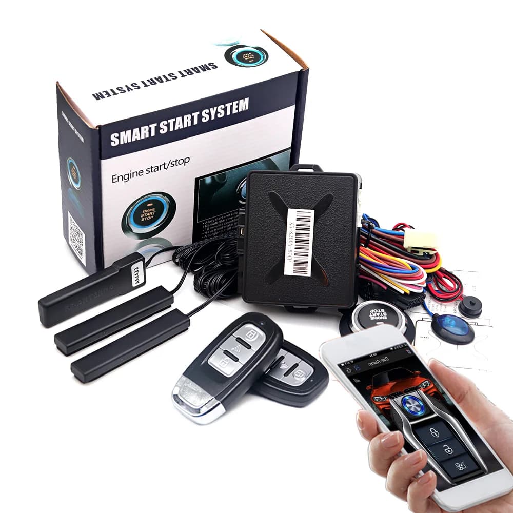 Allarme universale per auto, avviamento remoto automatico, sistema di avvio/arresto con chiave intelligente, accessorio per auto, kit di accensione automatica del motore per Ford