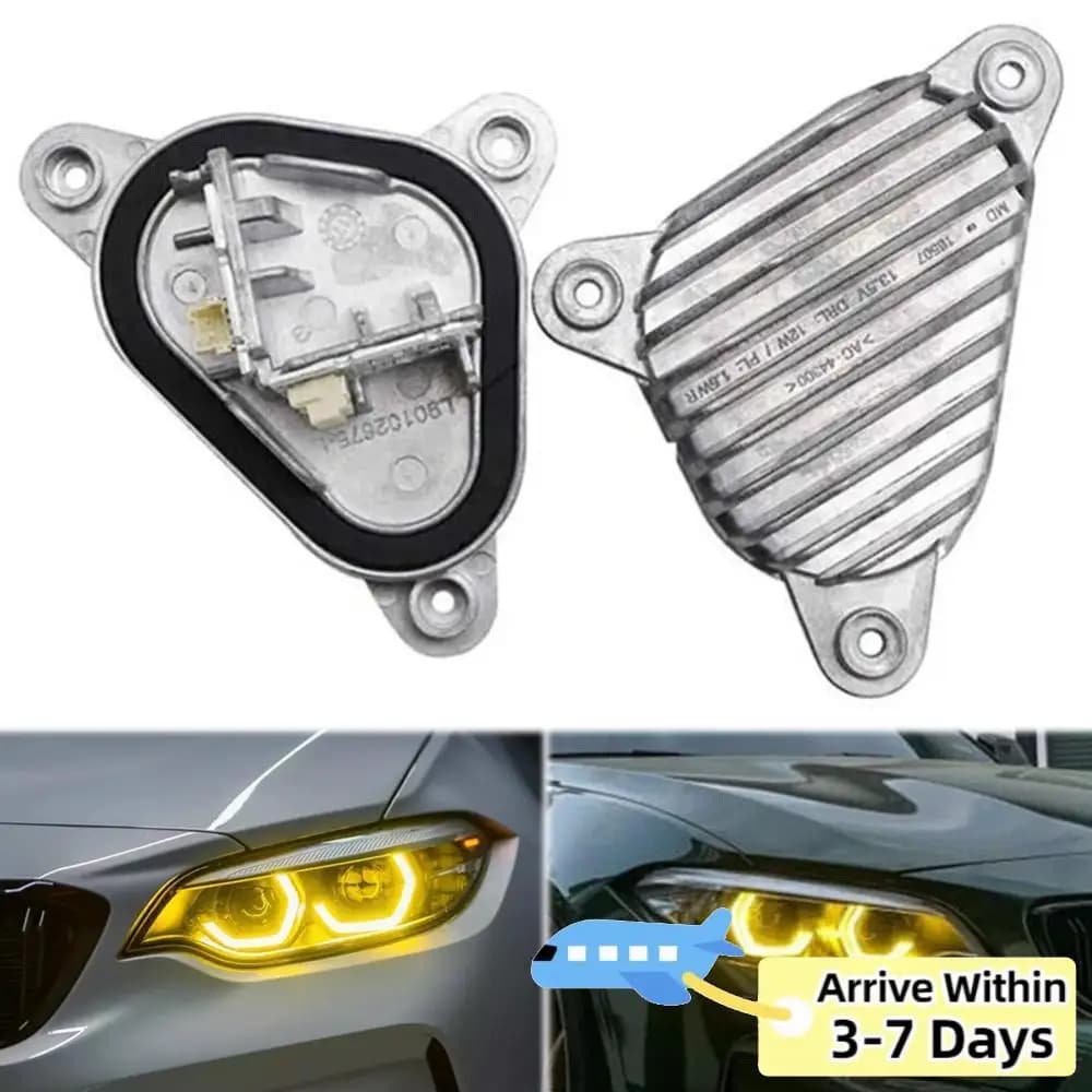 Luce Diurna a LED per Auto con Faro Anteriore in Alluminio, Luce Diurna Antinebbia, Lampada Frontale per Fari LCI