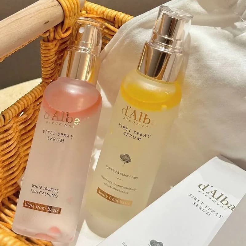 d'Alba Spray Aromatico al Tartufo Bianco PA++++ SPF50+ Protezione Solare Leggera, Spray Iniziale al Tartufo Bianco, Idratante Viso, Cura della Pelle