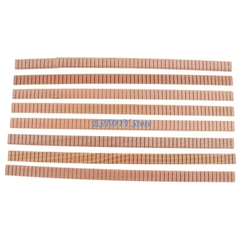 G6DE 8Pcs Guitar Binding Purfling Guitar Strips Inlay Ukulele Inlay Inlays