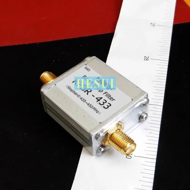 Filtro BSF RF 420 MHz-450 mhz Modulo filtro di arresto banda, segnale ISM tagliato 433 MHz, scheda modulo interfaccia SMA
