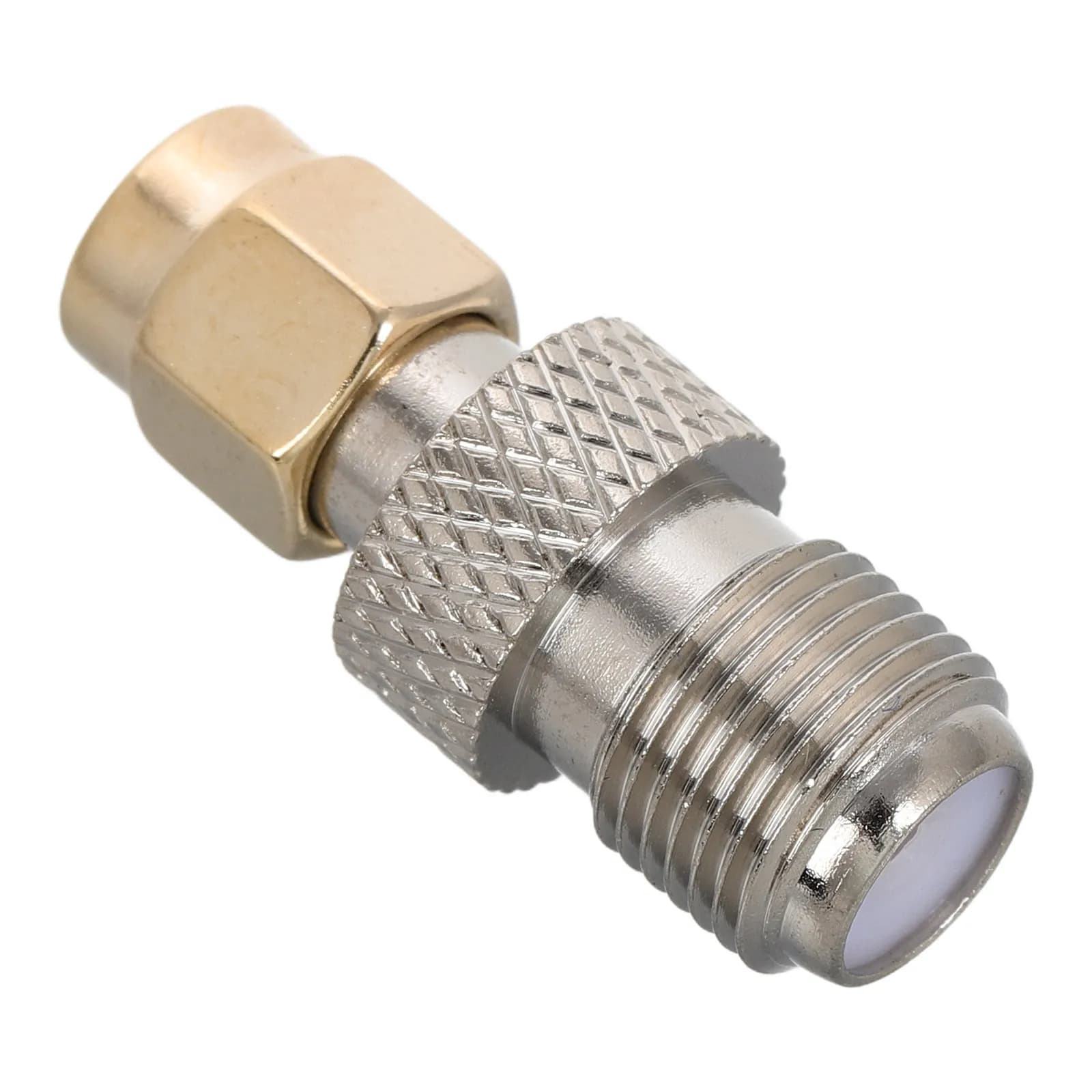 Male to F to K Female Signal Adapter TV Satellite WiFi Antenna Router Stable Transmission High Reliability Compact Design