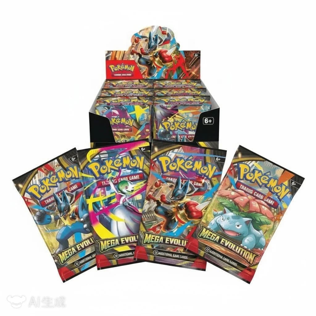 Carte collezionabili Pokemon PTCG Versione inglese ME01 MEGA EVOLUTION Booster Box Carte ETB