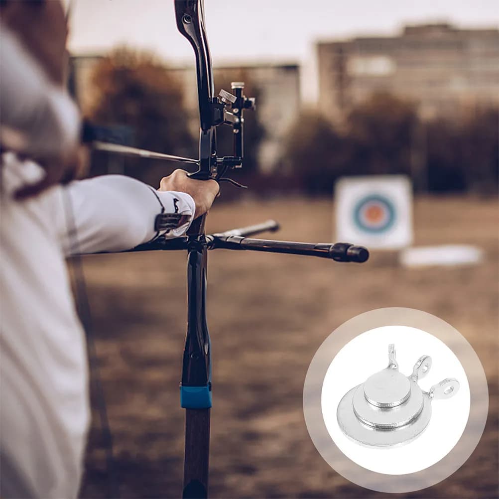 18 Pcs Shooting Practice Target Film Hunting Targets Archery Training Reactive Silver