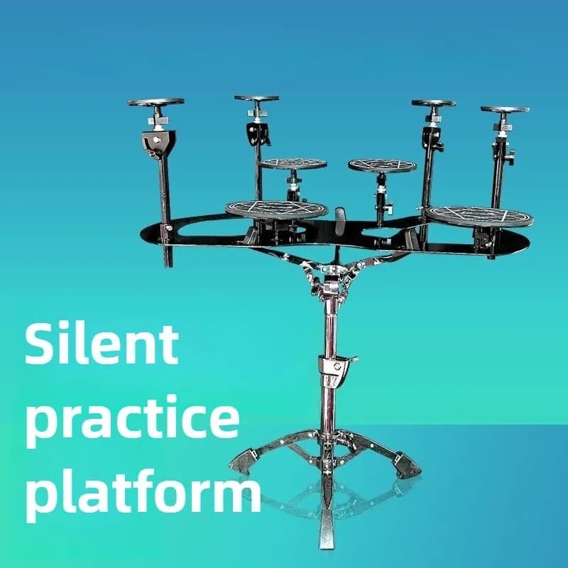 Comodo cuscinetto per batteria di stoccaggio silenzioso Pad per batteria universale professionale per uso domestico Strumenti a percussione trainabili minimalisti