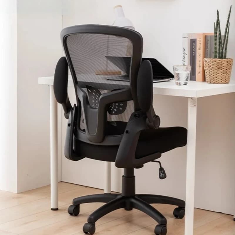 ‌Ergonomic Office Chair with Lumbar Support - 360° Swivel Gaming Chair, Adjustable Height & Recline for Home/Office